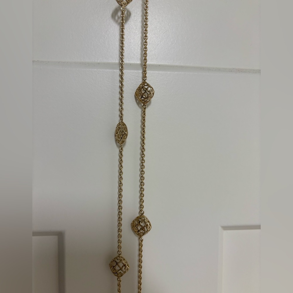 Kendra Scott Nemera Gold Chain Logo Necklace